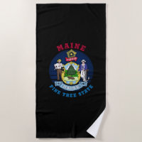 MAINE PINE TREE STATE FLAG