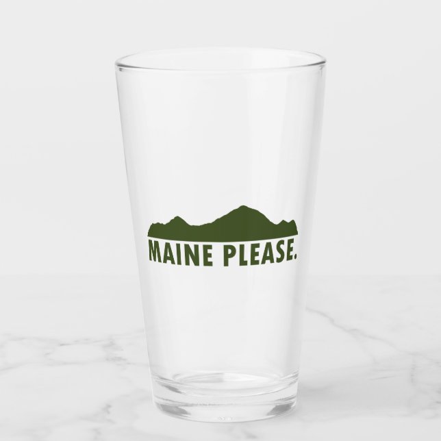 Maine Please Glass (Front)