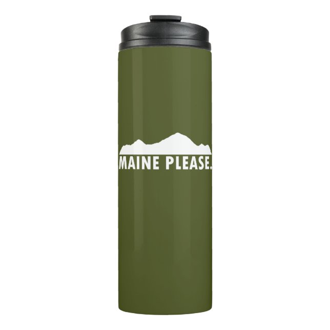 Maine Please Thermal Tumbler (Front)