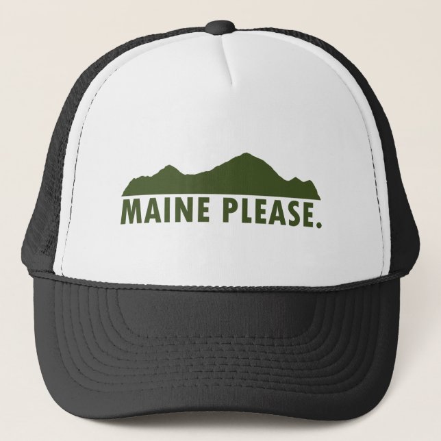 Maine Please Trucker Hat (Front)