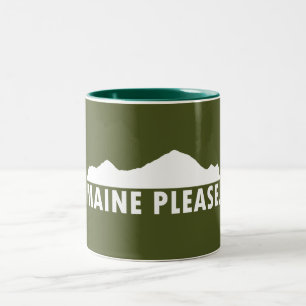 Maine Please Two-Tone Coffee Mug