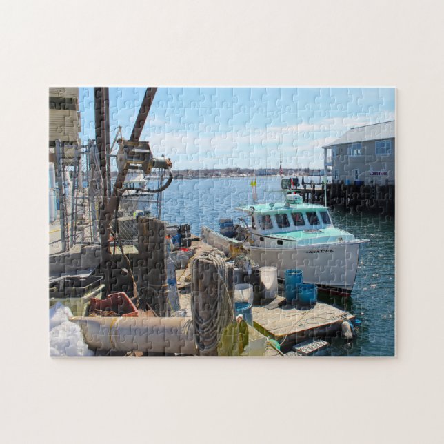 Maine Portland Harbour. Jigsaw Puzzle (Horizontal)