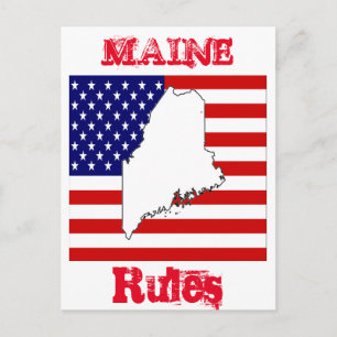 MAINE  POSTCARD