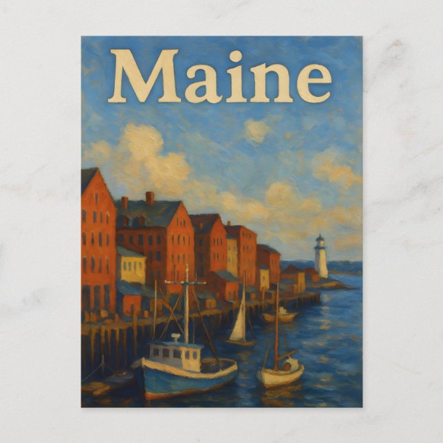 Maine Postcard (Front)