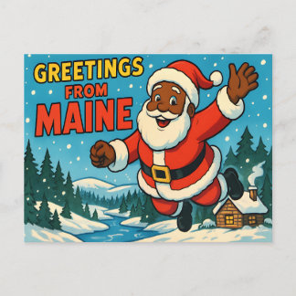 MAINE Postcard