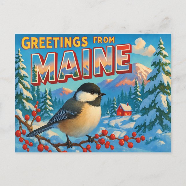 MAINE Postcard (Front)