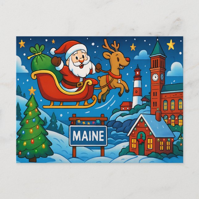MAINE Postcard (Front)