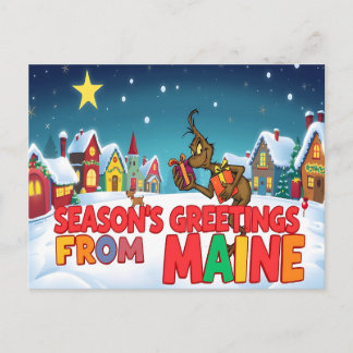 MAINE Postcard