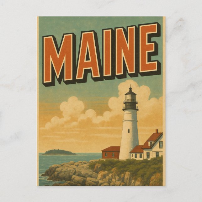 Maine Postcard (Front)