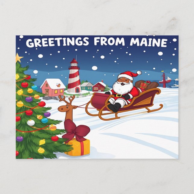 MAINE Postcard (Front)