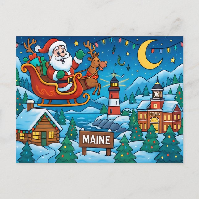 MAINE Postcard (Front)