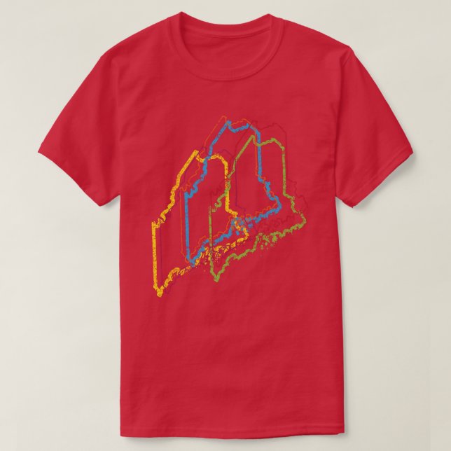maine pride blur T-Shirt (Design Front)