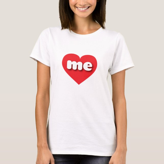 Maine red heart - I love me T-Shirt (Front)