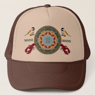 Maine State Mandala Hat 2
