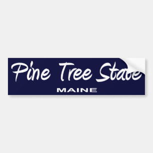 Maine State Slogan Bumper Sticker