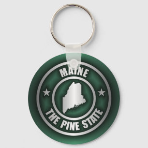 "Maine Steel 2" Keychains