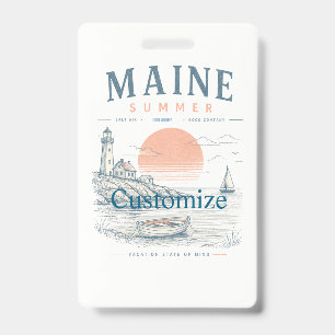 Maine Summer Fun Thunder_Cove ID Badge