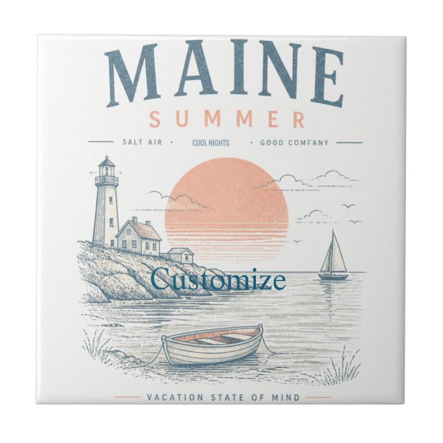 Maine  Summer Fun Thunder_Cove Tile (Front)