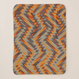 Maine Sunset Abstract 4, 2018 SVP Images Sherpa Blanket