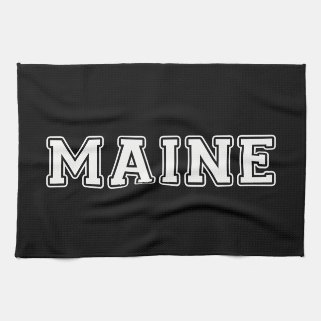 Maine Tea Towel (Horizontal)