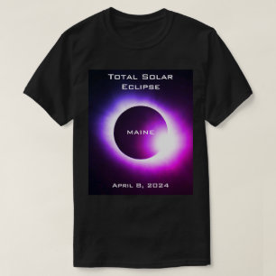MAINE Total solar eclipse April 8, 2024 T-Shirt