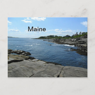 Maine Two Lights Postcard