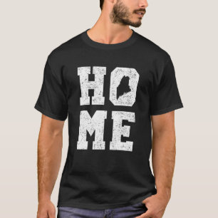 Maine USA State Map Home Pride T-Shirt