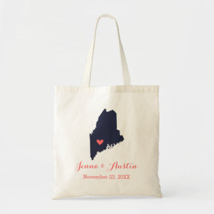 Maine Wedding Welcome Tote Bag