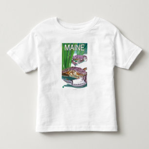 MaineCrab and Fisherman Toddler T-Shirt