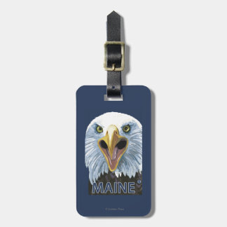 MaineEagle Up Close Luggage Tag