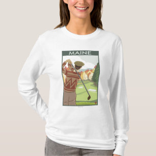 MaineGolfing Scene T-Shirt