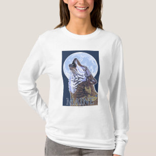 MaineHowling Wolf T-Shirt