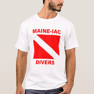 Maineiac Divers Dive Flag Logo Classic T-shirt