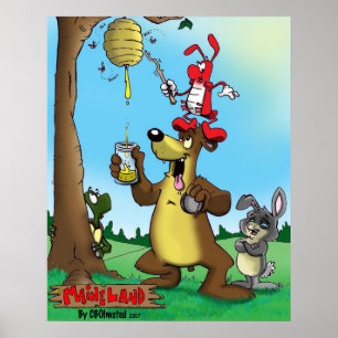 Maineland poster-hunny buddies poster