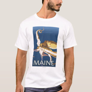 MaineOctopus Scene T-Shirt