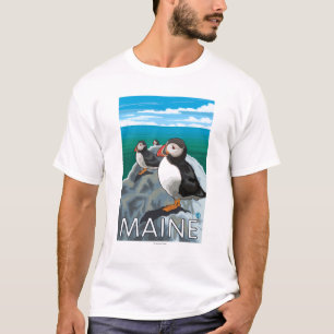 MainePuffins Scene T-Shirt
