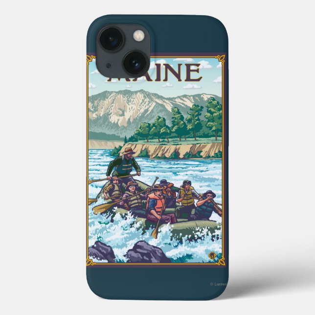 MaineRiver Rafting Scene Case-Mate iPhone Case (Back)