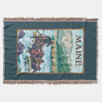 MaineRiver Rafting Scene