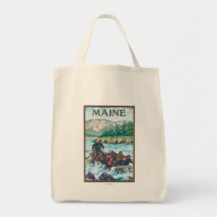 MaineRiver Rafting Scene Tote Bag