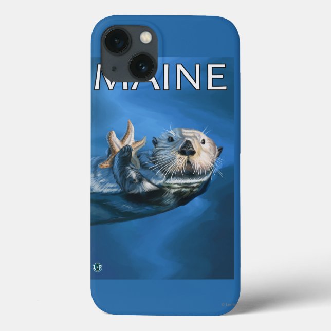MaineSea Otter Scene Case-Mate iPhone Case (Back)