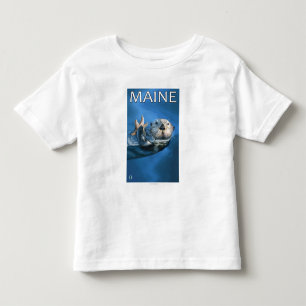 MaineSea Otter Scene Toddler T-Shirt