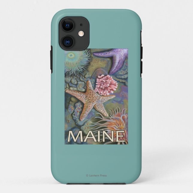 MaineTidepool Scene Case-Mate iPhone Case (Back)