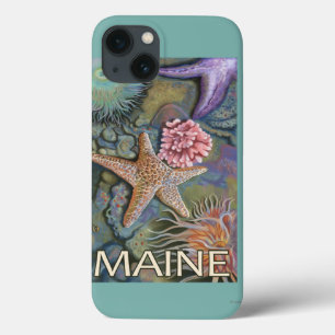 MaineTidepool Scene iPhone 13 Case