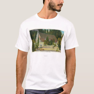 MaineView of a Log Cabin in the Maine Woods T-Shirt