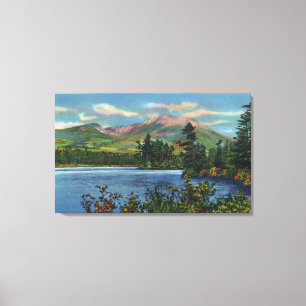 MaineView of Mount Katahdin and Daicey Pond Canvas Print