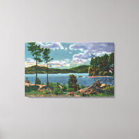 MaineView of Squaw Mountain and Moosehead Lake