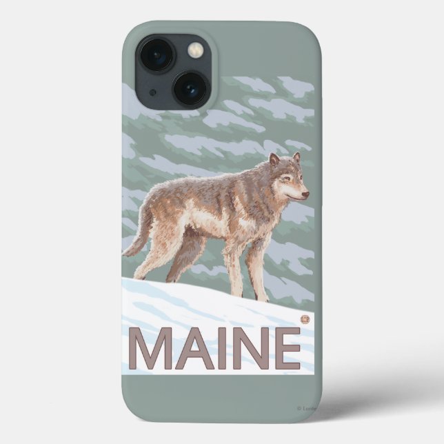 MaineWolf Scene Case-Mate iPhone Case (Back)