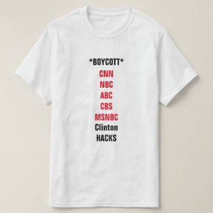 Mainstream media boycott T-Shirt