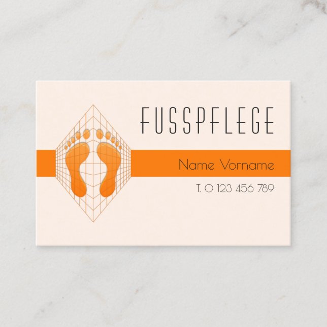 maintenance business card (Front)