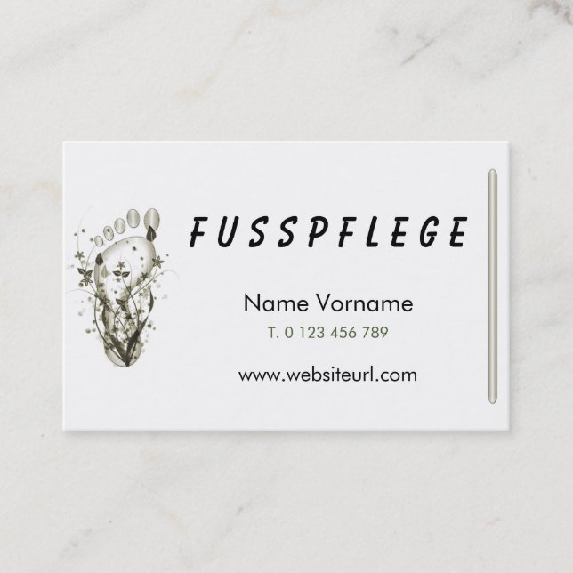 maintenance business card (Front)